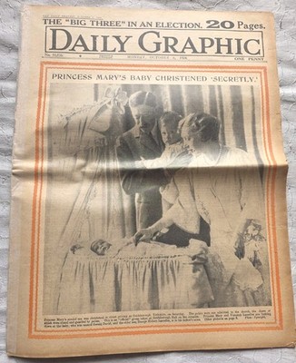 Vintage Newspaper The Daily Graphic October 6th 1924