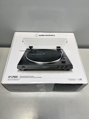Audio Technica Turntable AT-LP60X Automatic Belt Drive Stereo - Black