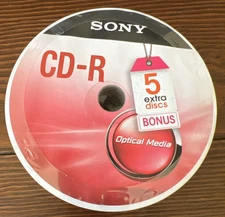 NEW SONY Blank Music CD-R CDR 80min Digital Audio 55 Pack Media Disc 700mb