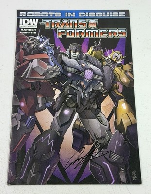 Transformers Robots In Disguise #15 Cover B (2013 IDW) Signed by Andrew Griffith