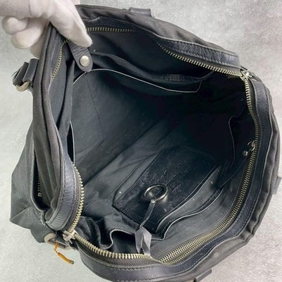 美品★Vivienne Westwood ビジネスバッグ ナイロン ★032 Vivienne Westwood Nylon Briefcase Orb Logo Business Bag Black