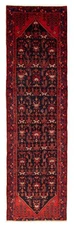 3'7" x 13'1" Vintage Hand-knotted Runner Rug Traditional Oriental Wool Carpet