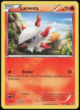 Larvesta 19/101 LP Noble Victories Common Pokemon on eBay