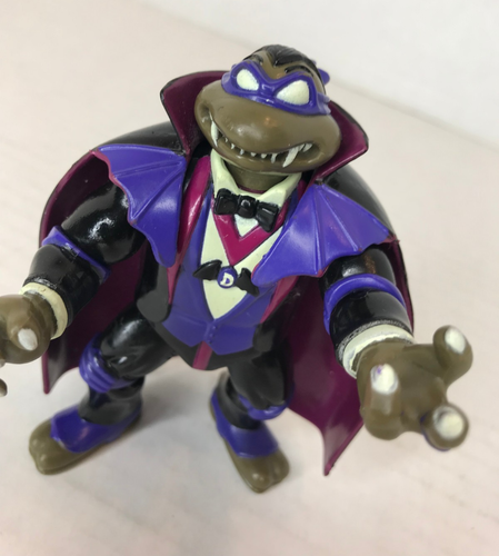 VTG Teenage Mutant Ninja Turtles Don as the Dracula 1993 Universal Monsters Glow - Picture 2 of 5