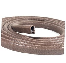 Edge Trim Dark Brown Large U Height - 21/32" U Height x 3/64" - 5/32". 10 Feet