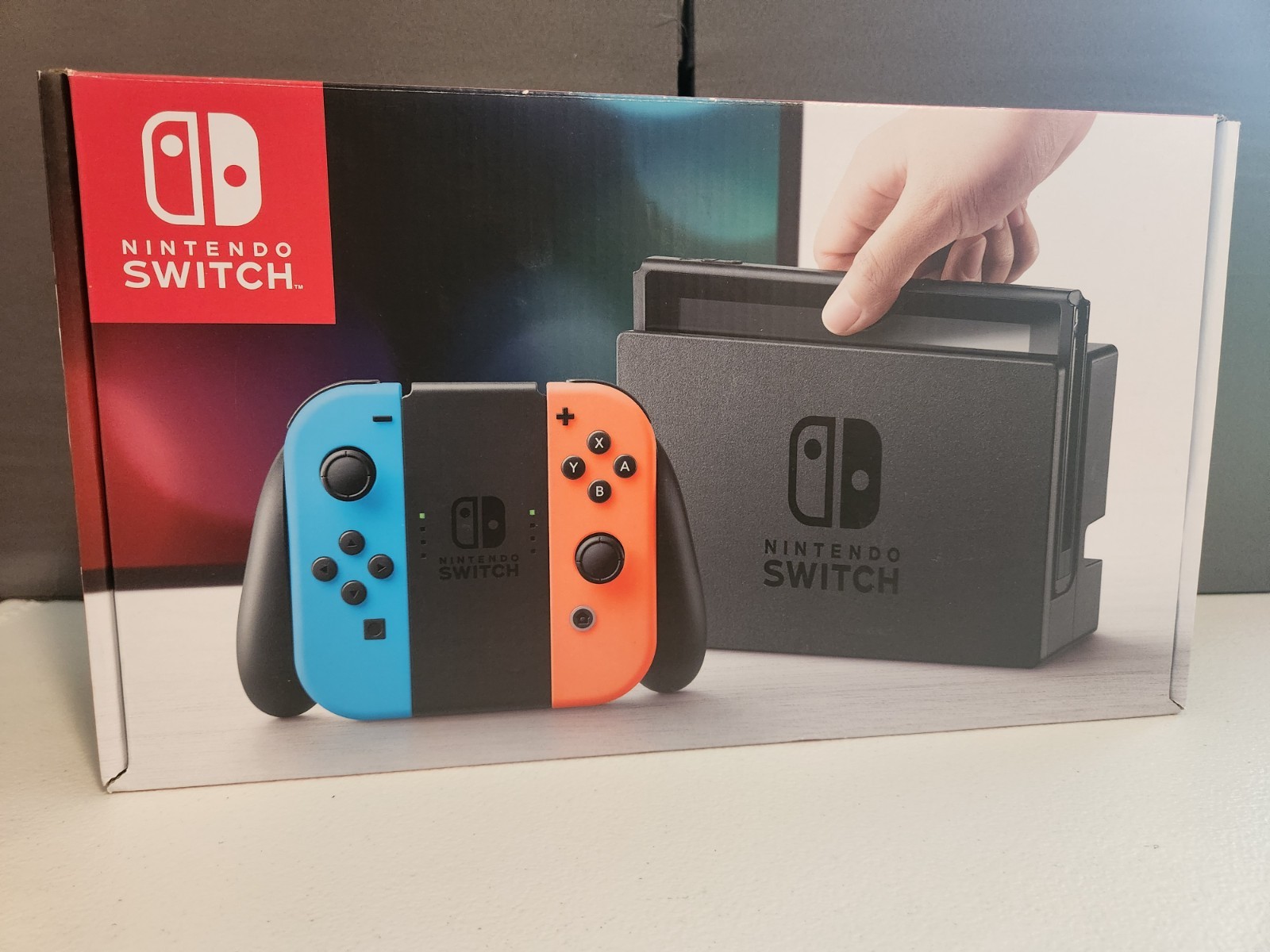 Nintendo Switch 32GB Console - Neon Red/Neon Blue Joycons - Includes Dock & HDMI
