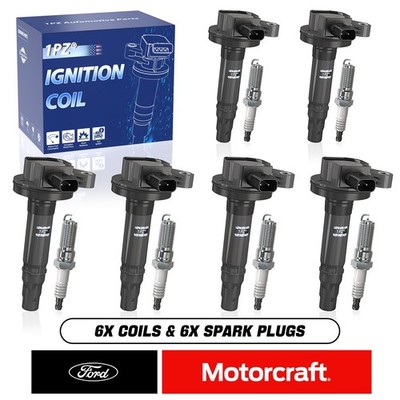 6x Ignition Coil Spark Plug For Bosh 098622A217 Mazda 6 S CX-9 2007-2015 3.7L V6