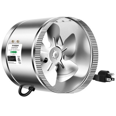 VIVOSUN 8 Inch Inline Duct Fan 420 CFM, HVAC Exhaust Ventilation Fan with Low