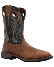 Durango Men's Workhorse Pull On Western Work Boot - Steel Toe - DDB0401 13 D