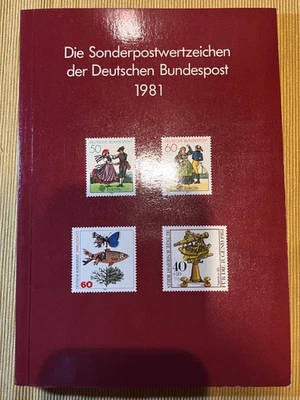 SPW Sammelbuch Deutsche Bundespost 1981 komplett postfrisch und gestempelt - Bild 1 von 4