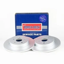 2x Rear Solid Brake Discs For Mazda Toyota 2 Yaris 273mm