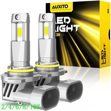 AUXITO 9005 LED Headlight Bulbs Low Beam Conversion 6500K White Replacement 2/4X