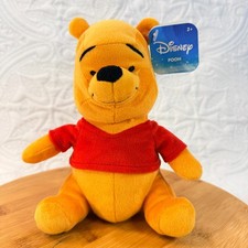 Disney Just Play Winnie The Pooh Plush 8 Inch Stuffed Animal Bear New With Tag