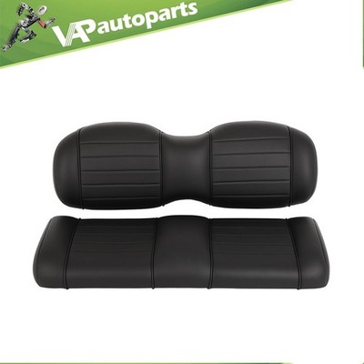 For EZGO TxT ST ST Sport Valor models Black Luxurious Golf Cart Rear Cushion Set