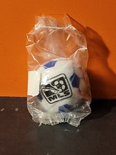 Rare 2004 MLS Soccer Ball Mini Hacky Sack Blue  White Toy  Brand New