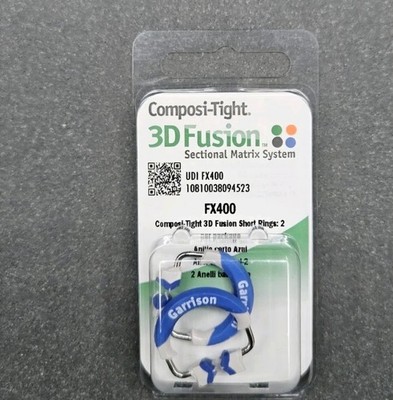 GARRISON  Composi-Tight3D Fusion Sectional Matrix System FX400  BLUE SHORT RINGS