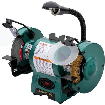 T24463 6'' Bench Grinder with Work Light