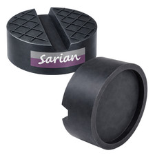 Gummiauflage 75x30mm V-Nut+Waffel+Aussparung Wagenheber Hebebühnen Gummiauflage
