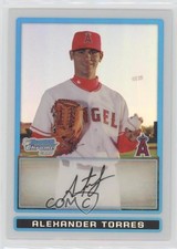 2009 Bowman Chrome Prospects Refractor /500 Alex Torres Alexander #BCP143 0l2