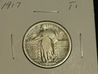 1917 Type 1 Standing Liberty  Quarter     T1                     (B2)