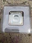 GEIGER EDELMETALLE 50 GRAMS 999 FINE SILVER SQUARE BAR IN ASSAY COA