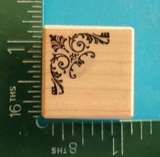 PSX A-279 ORNATE VICTORIAN CORNER Rubber Stamp