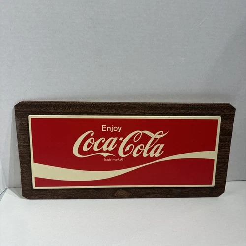 VINTAGE ADVERTISING  COKE COCA COLA RACK HEADER SODA STORE DISPLAY SIGN  Plastic