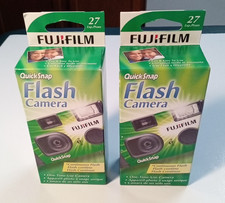 FujiFilm Quick Snap Flash 400 Speed Disposable Cameras Set of 2 NEW In BOX