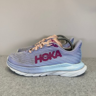 Hoka One One Mach 5 Womens Shoes Size 6.5 Purple Running Sneakers 1127894-BLSSN