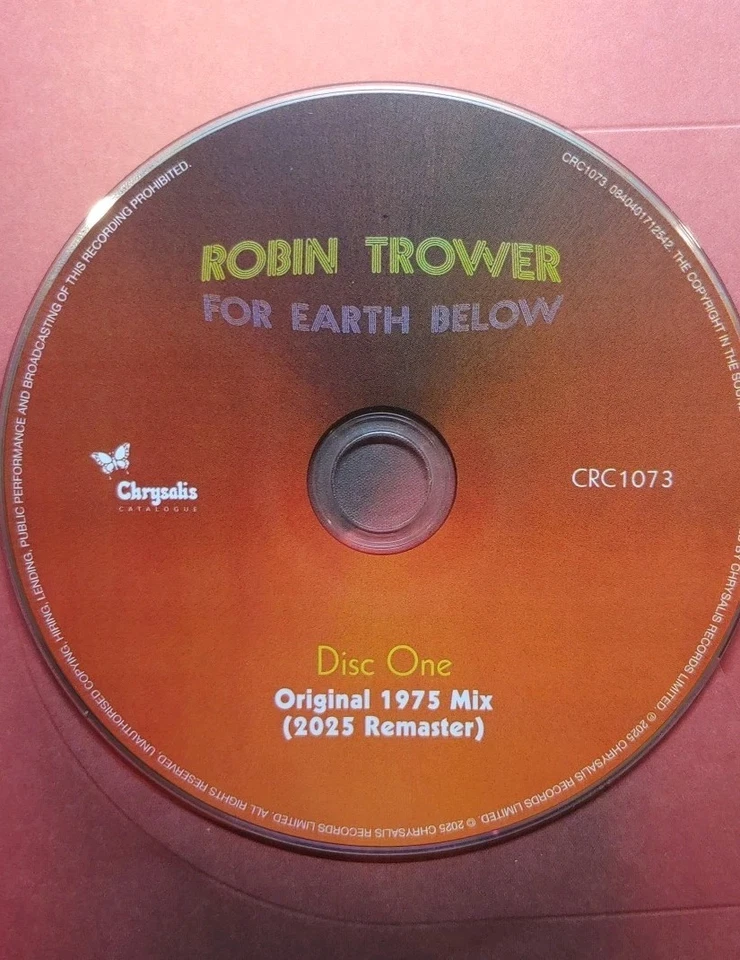 Robin Trower - For Earth Below 50th Anniversary Edition 4CD Box Set Music Album - Image 4 of 4