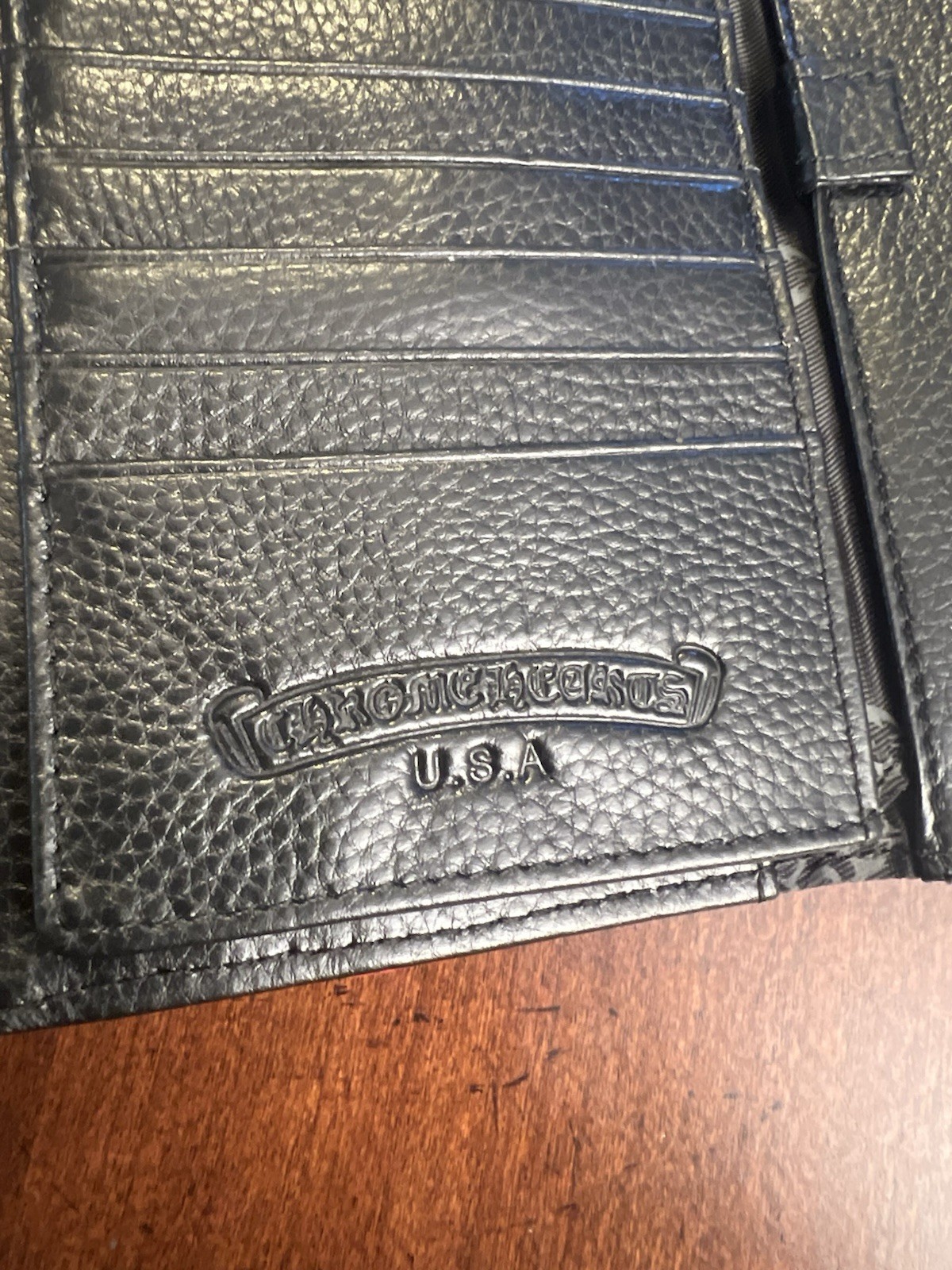 Chrome Hearts Multicolor Patch Leather Wallet W/ … - image 7