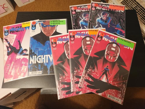DC Nightwing Tom Taylor lot.  78, 79, 2 copies of 80, 3 copies of 81. Heartless