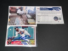 Michael Harris Braves Auto Signed 2023 Topps Rookie RC Beckett Witness 22 ROY *