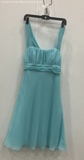 NWT David's Bridal Womens Size 4 Blue Dress