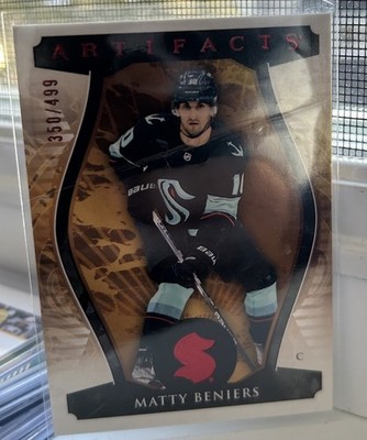 2023-24 Upper Deck Artifacts Ruby #104 Matty Beniers Seattle Kraken /499