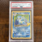 Pokemon Blastoise Celebrations Classic Collection Holo 2/102 (2021) PSA 9