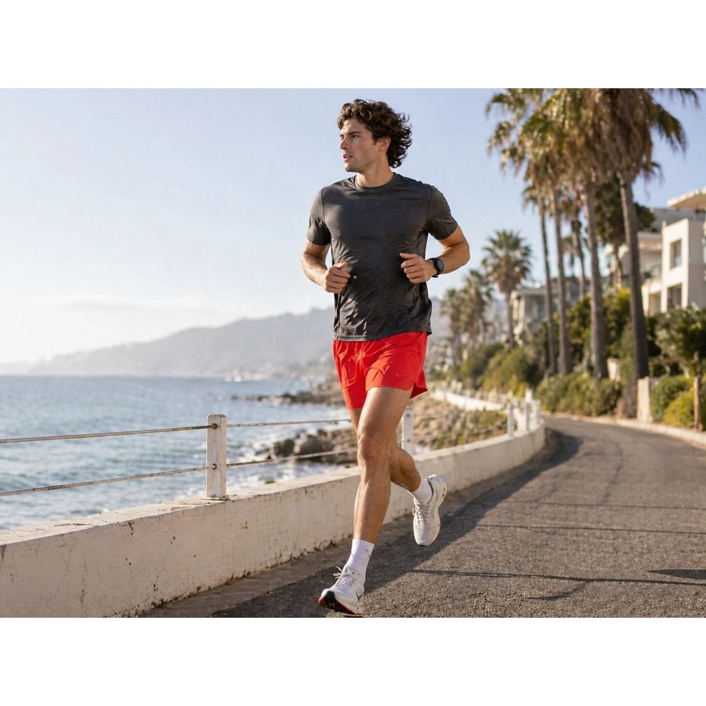Nike Aeroswift Mens Running Shorts Bright Crimson Red CJ7840-673 Large MARATHON