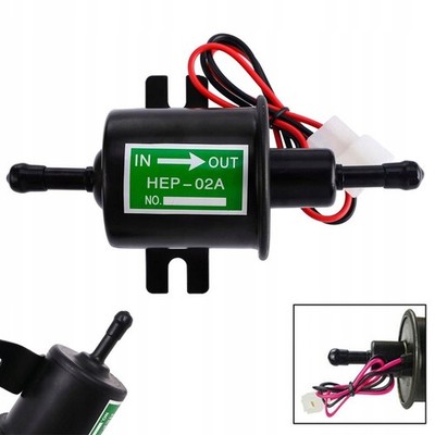 12V HEP-02A Universal Kraftstoffpumpe Benzinpumpe Benzin Diesel Dieselpumpe 8mm
