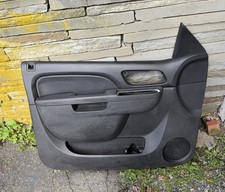 10-14 Chevy Tahoe Suburban Avalanche Yukon Front Left Side Door Trim Panel Black