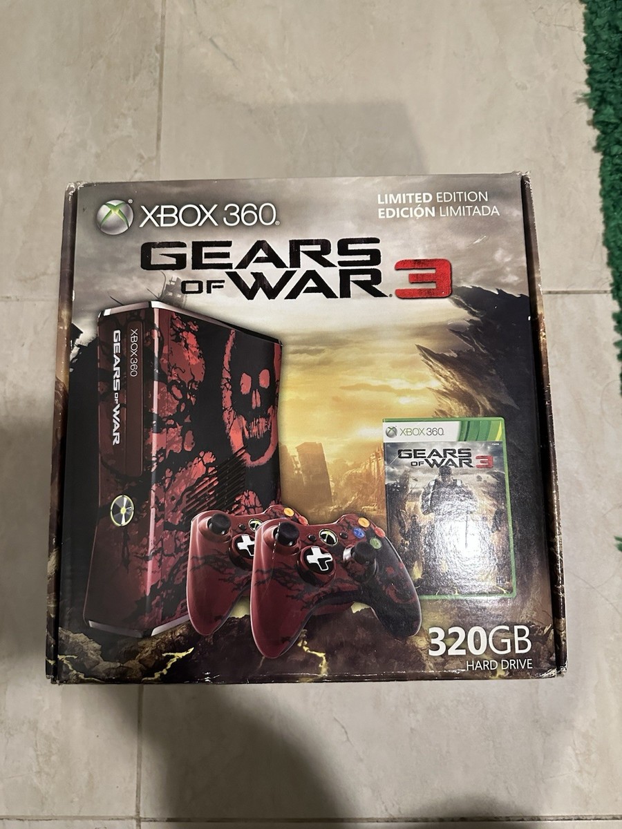 Microsoft Xbox 360 Gears of War 3 Limited Edition 320GB Red