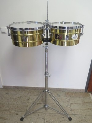 LP 255-B Timbales Set Brass, Latin Percussion, neuwertig, Top !!