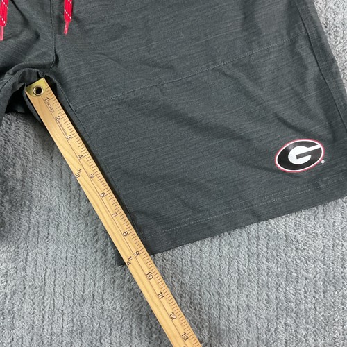 Columbia Georgia Bulldogs pantaloncino uomo grande poliestere elasticizzato casual UGA - Foto 7 di 13