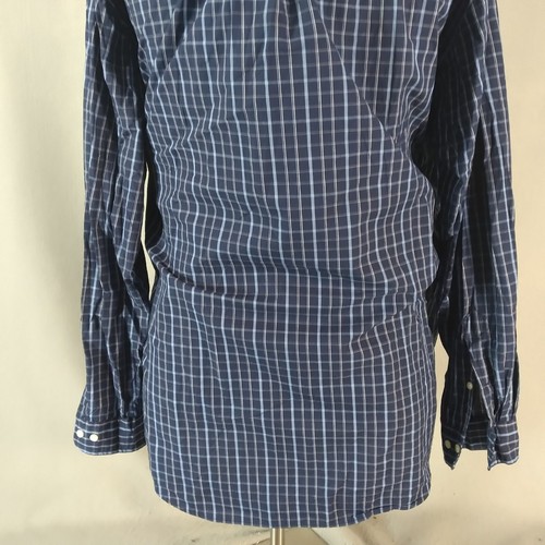 Polo Ralph Lauren camicia uomo XL extra large blu plaid Yarmouth lusso preppy - Foto 11 di 12