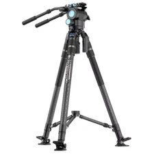 SIRUI SVS75 Pro Carbon Fiber Camera DSLR Video Tripod One-Step Height Adjustment