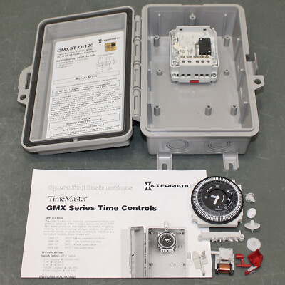 BROKEN - Intermatic Grasslin Electromechanical Timer GMX ST-O-120, 24 hour, 120V