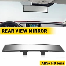 Universal Car Rear View Wide Angle Convex Panoramic Rearview Mirror Click On