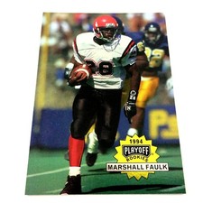 Marshall Faulk 1994 Playoff Rookie Card #304 NFL HOF Indianapolis Colts Rams. rookie card picture