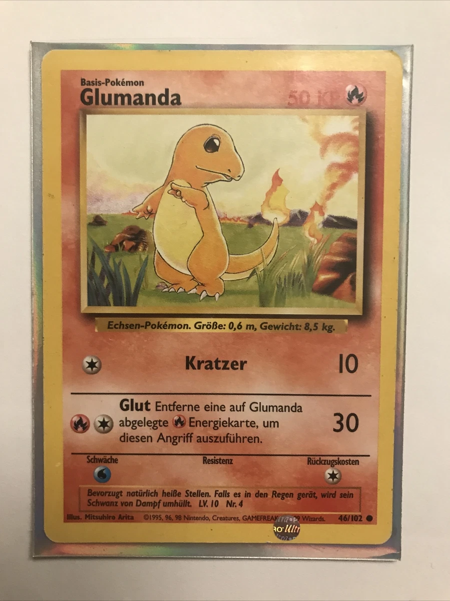 Pokemon Charmander Base Set 46/102 Original 1995 Rare