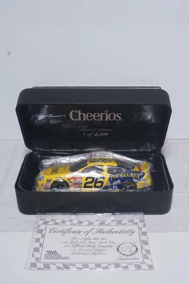 Johnny Benson #2 CHEERIOS/Roush Racing RC Authentics 1:24 Ford diecast Nascar Foto 2 de 4
