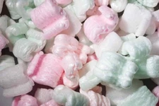 6.5 GALLON BAG OF PACKING PEANUTS MIXED *USED* POPCORN FAST FREE SHIPPING